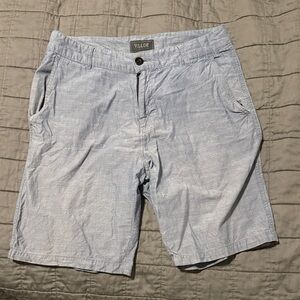 Valor Men's Light Gray Flat Front Shorts